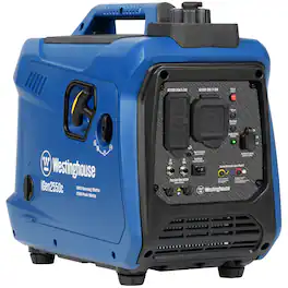Westinghouse - 2,550-Watt Gas Powered Portable Inverter Generator with Recoil Start, Quiet Technology - Blue