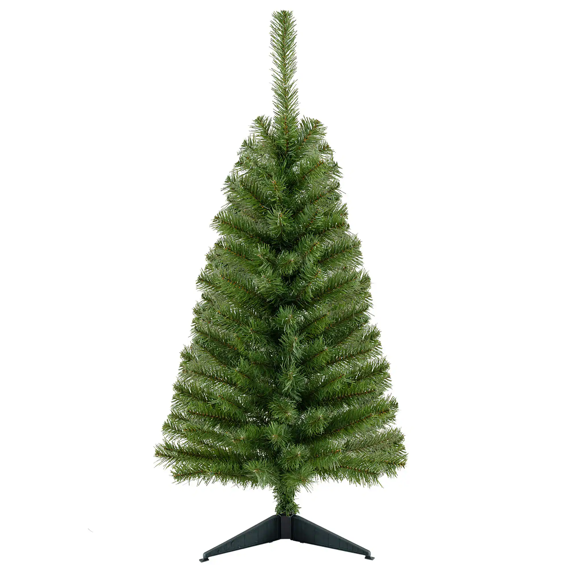 Alt View 9. Gymax - Gymax 3ft Unlit Artificial Christmas Halloween Mini Tree Black w/Plastic Stand - Green.