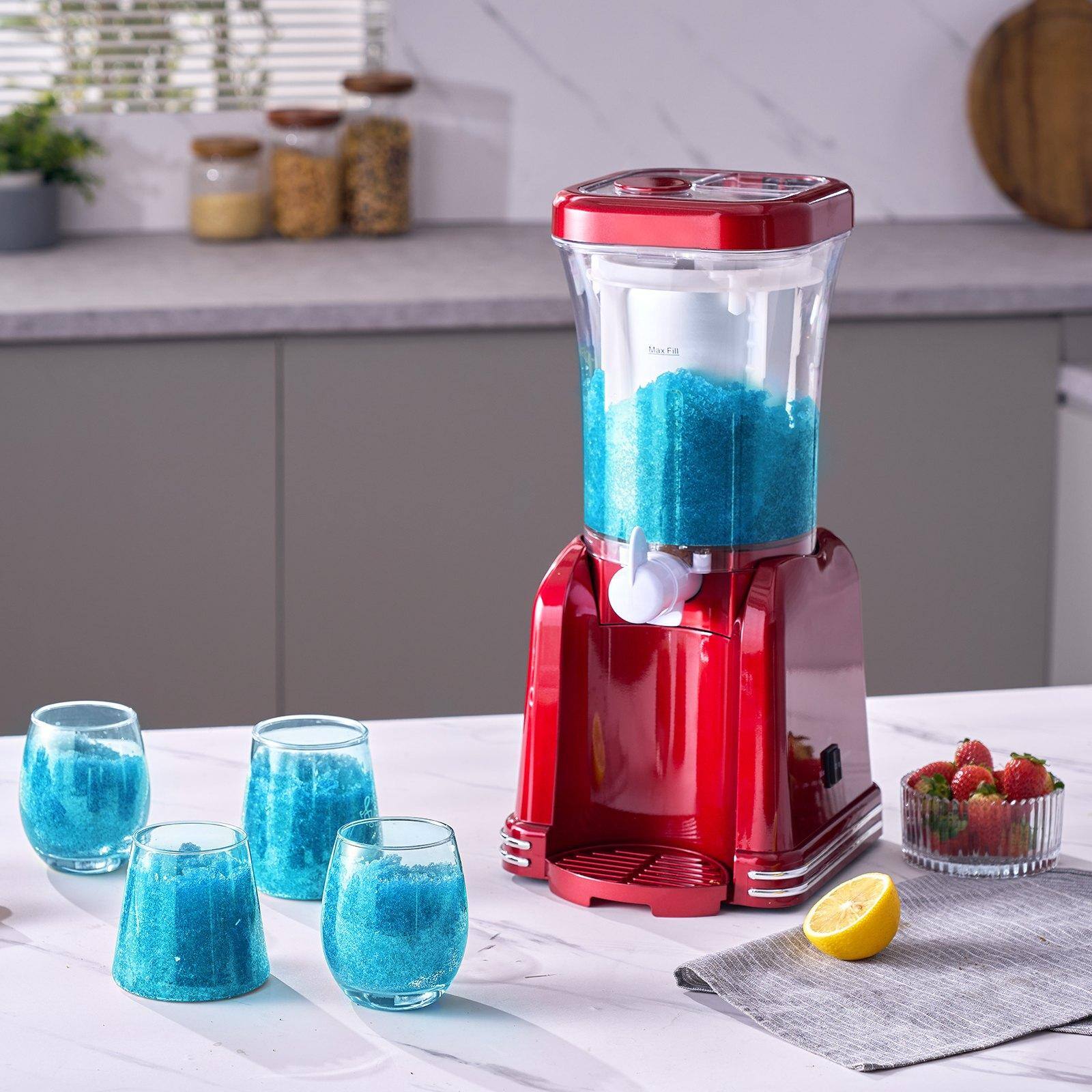 Alt View 1. Glintex - Slushie Machine for Home 32oz Frozen Drink Maker Margarita Smoothie Machine for DIY Kids Party - Red.