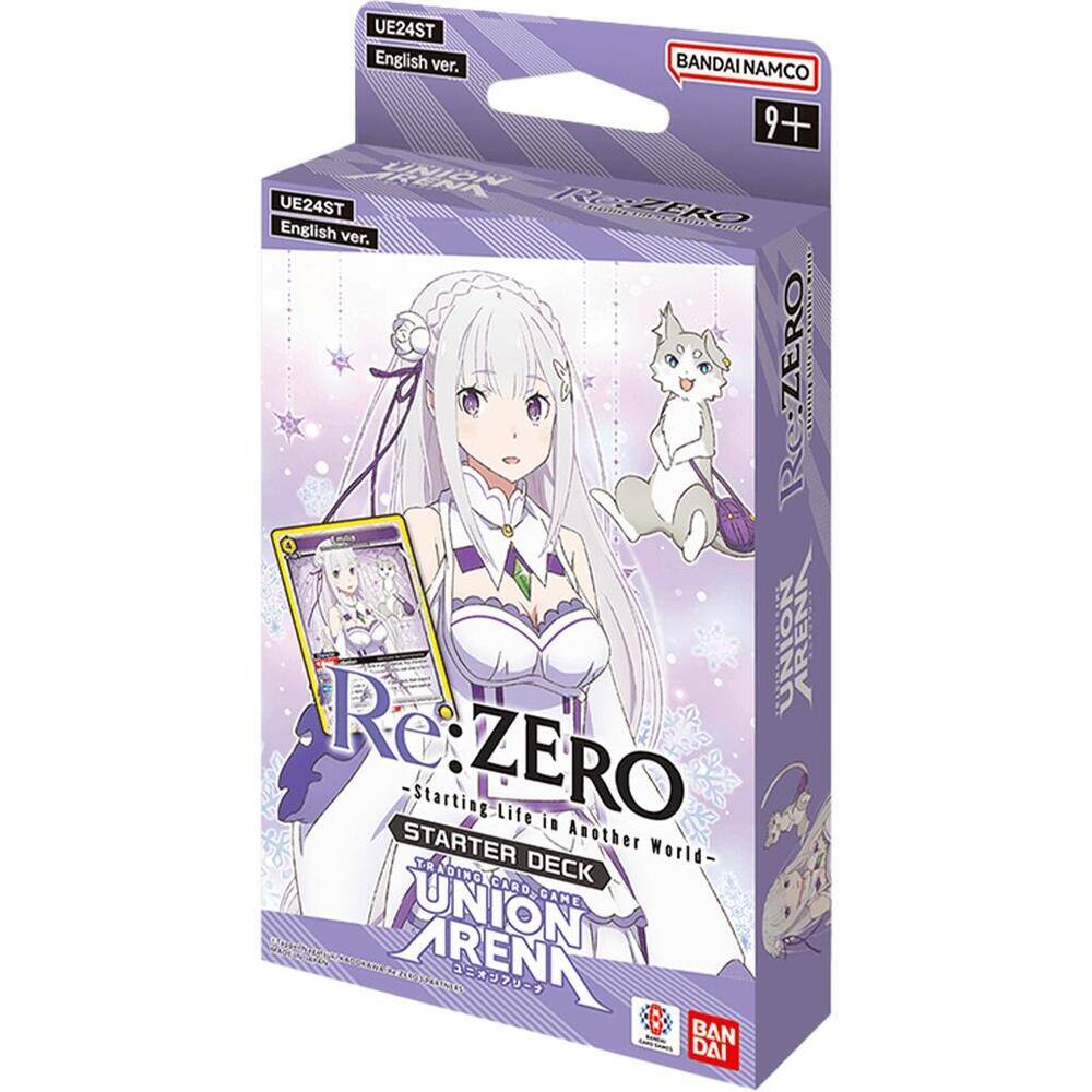 Bandai - Union Arena CCG: Re:ZERO Starting Life in Another World Starter Deck (UE24ST) - 50 cards