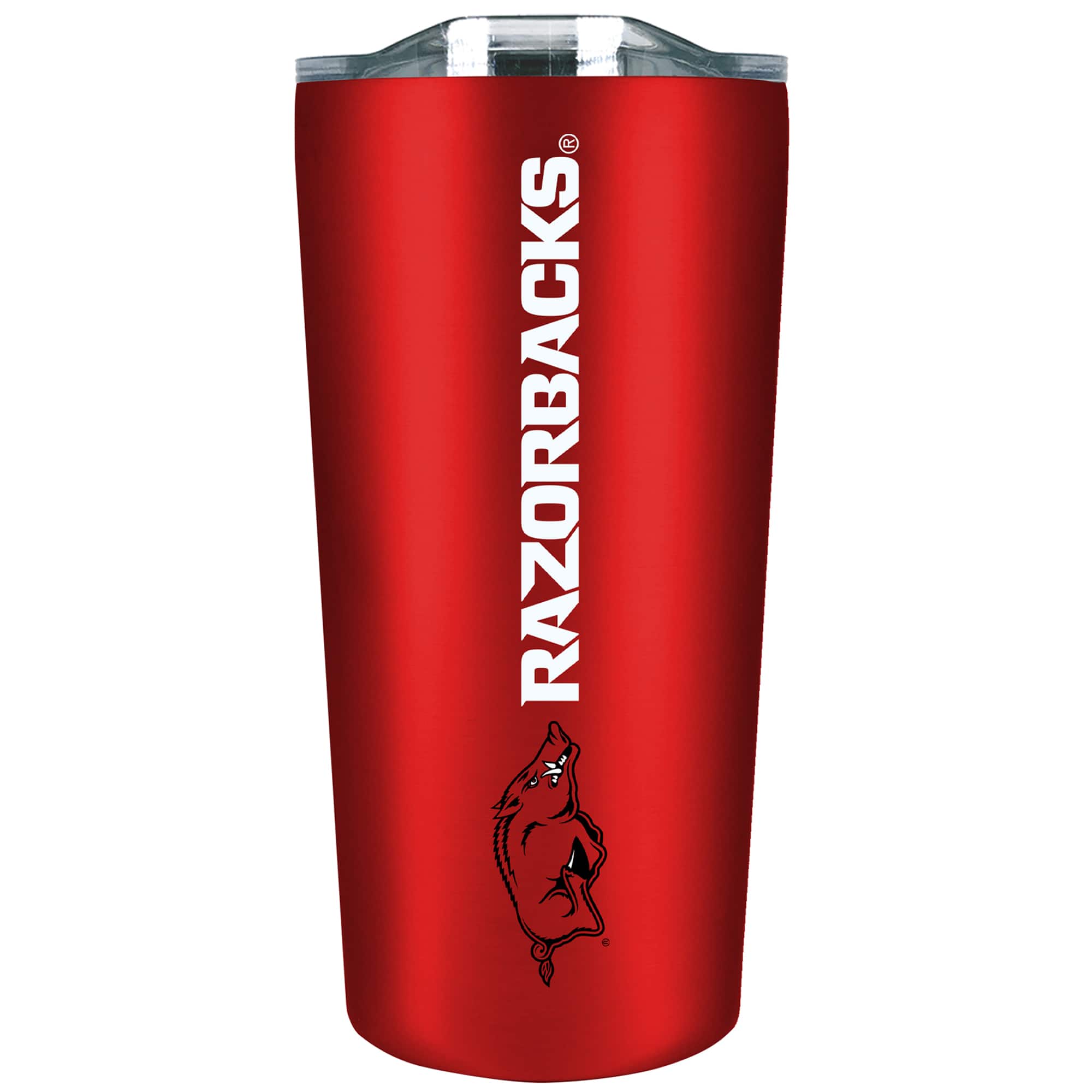The Fanatic Group - Arkansas Razorbacks 18oz. Stainless Soft Touch Tumbler - Multicolor