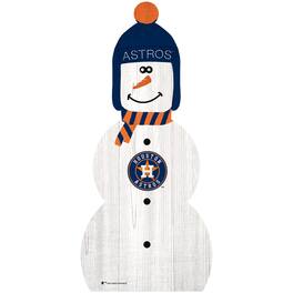 Fan Creations - Houston Astros 31'' Snowman Leaner - White