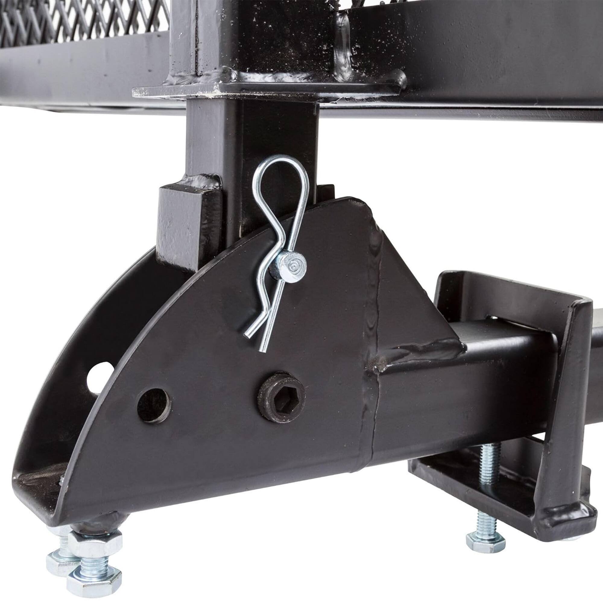 Alt View 5. Silver Spring - Silver Spring Folding Steel Scooter/Wheelchair Carrier with Ramp & Hitch Mount - Black.