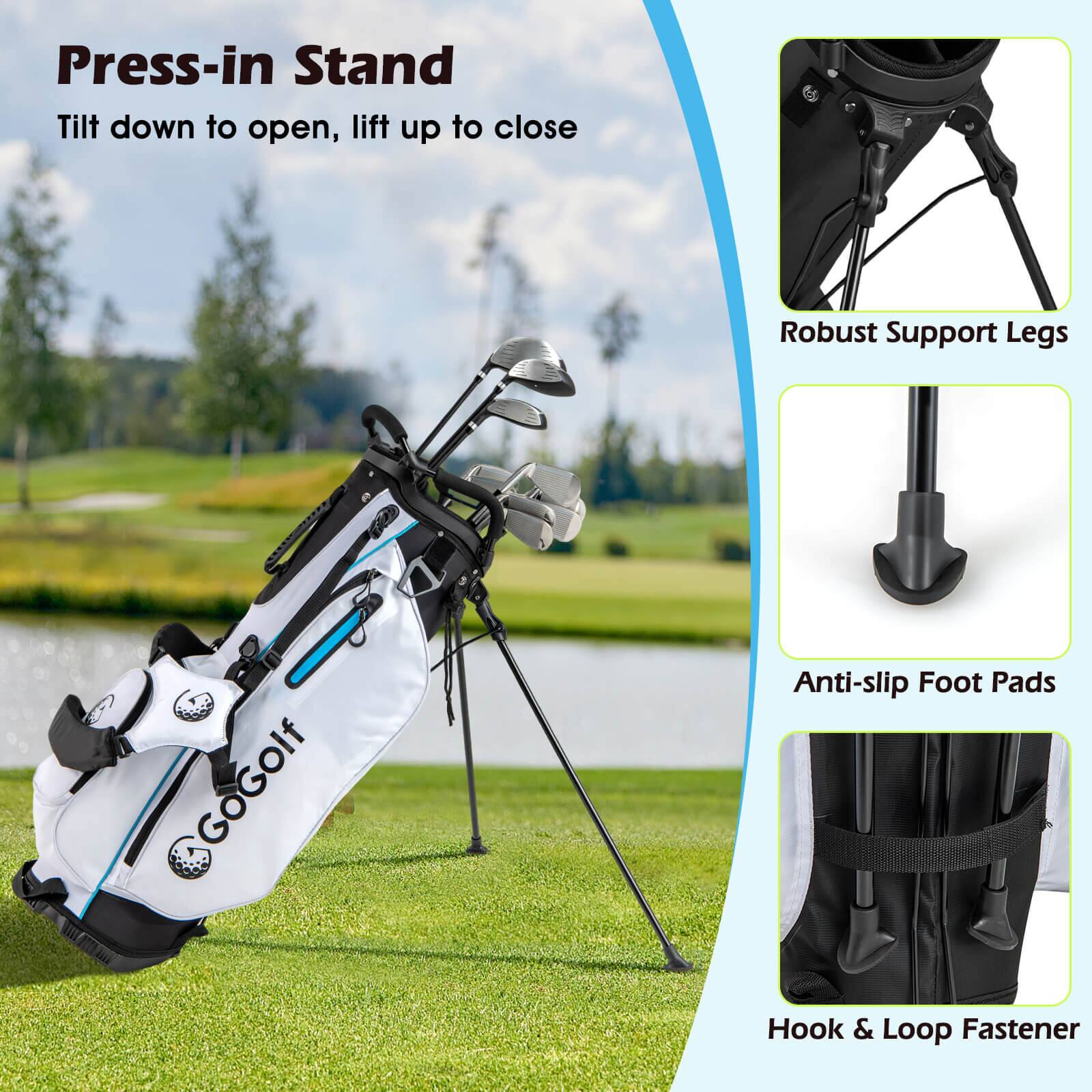 Press-in Stand  
Tilt down to open, lift up to close  

Robust Support Legs  

Anti-slip Foot Pads  

Hook & Loop Fastener