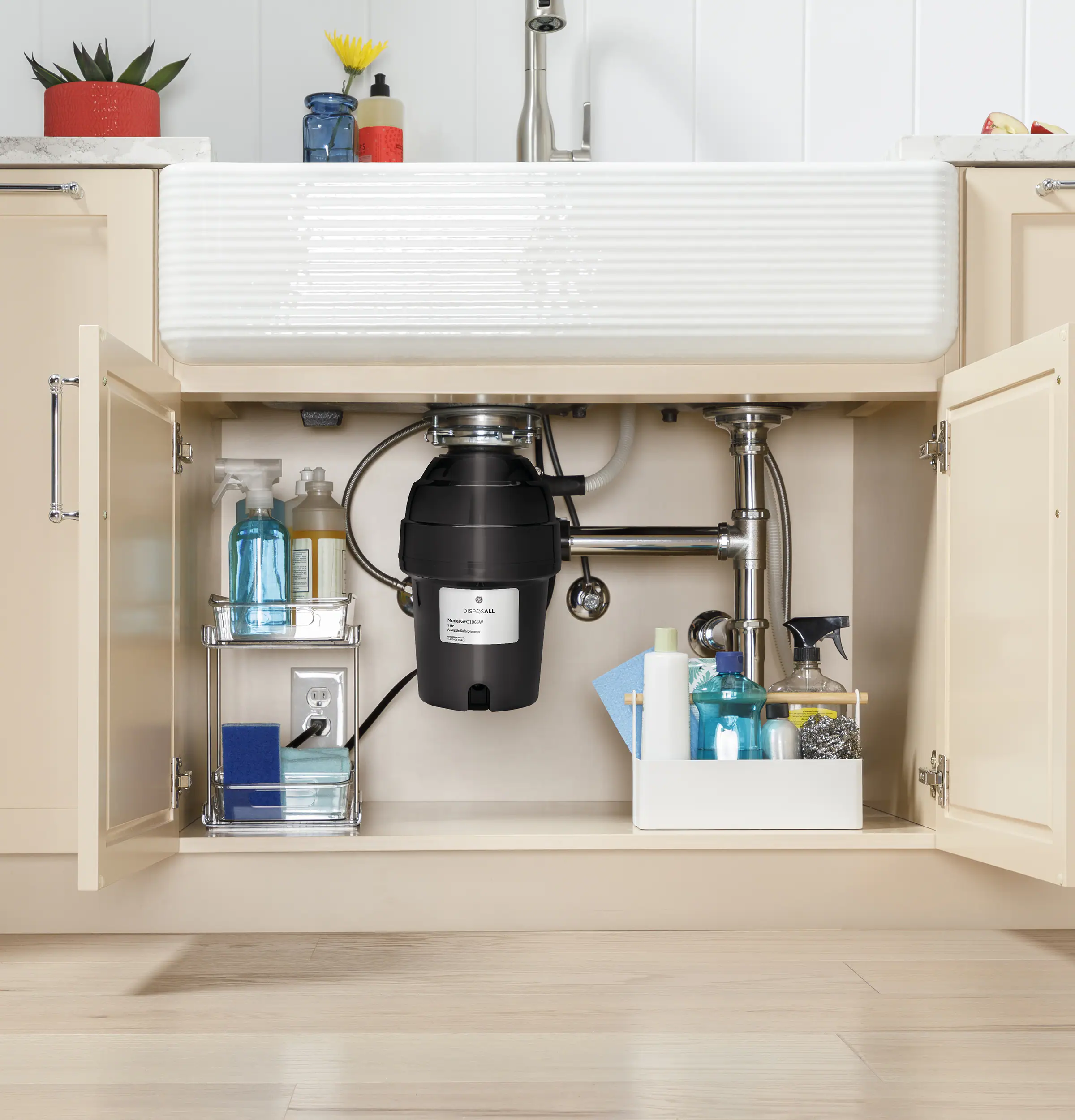 Alt View 17. GE - DISPOSALL 1 HP Disposer - Black.