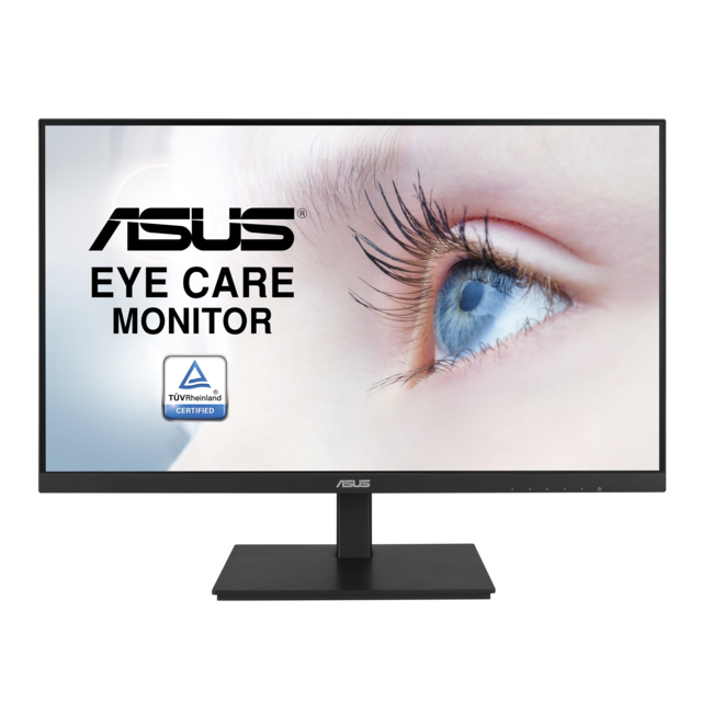 ASUS - 27" FHD IPS 75Hz Monitor with FreeSync (DisplayPort, HDMI, VGA) - Black