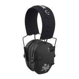 Walker’s - Walkers Razor Slim Electric Earmuffs with Built-In Speakers (Let Freedom Ring) - Black