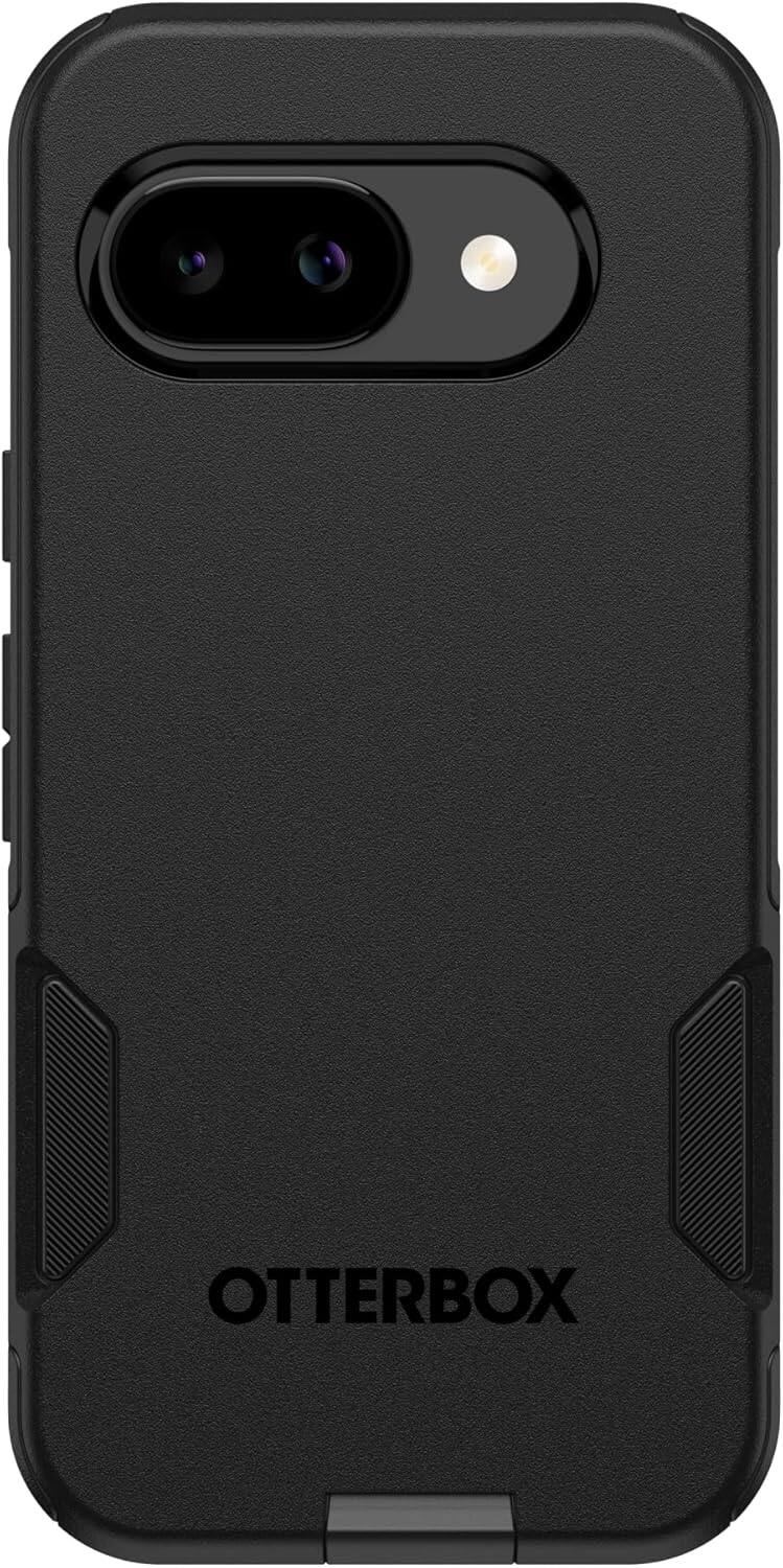 Angle. OtterBox - OtterBox Google Pixel 9a (Only) - Commuter Series Case - Slim & Tough - Pocket-Friendly - with Port Protection - Black.
