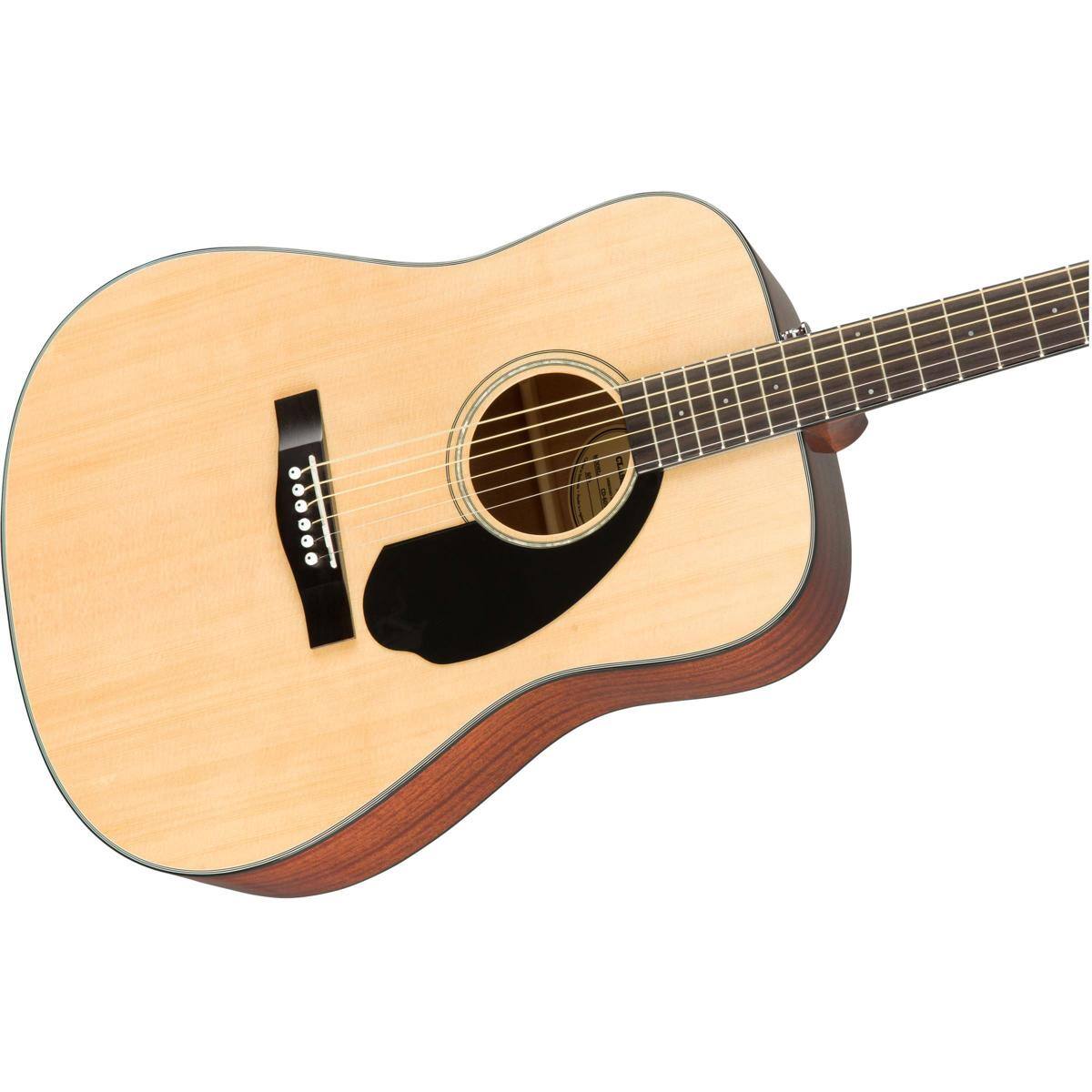 Alt View 4. Fender - Fender Classic Design CD-60S Dreadnought Acoustic Guitar, Natural.