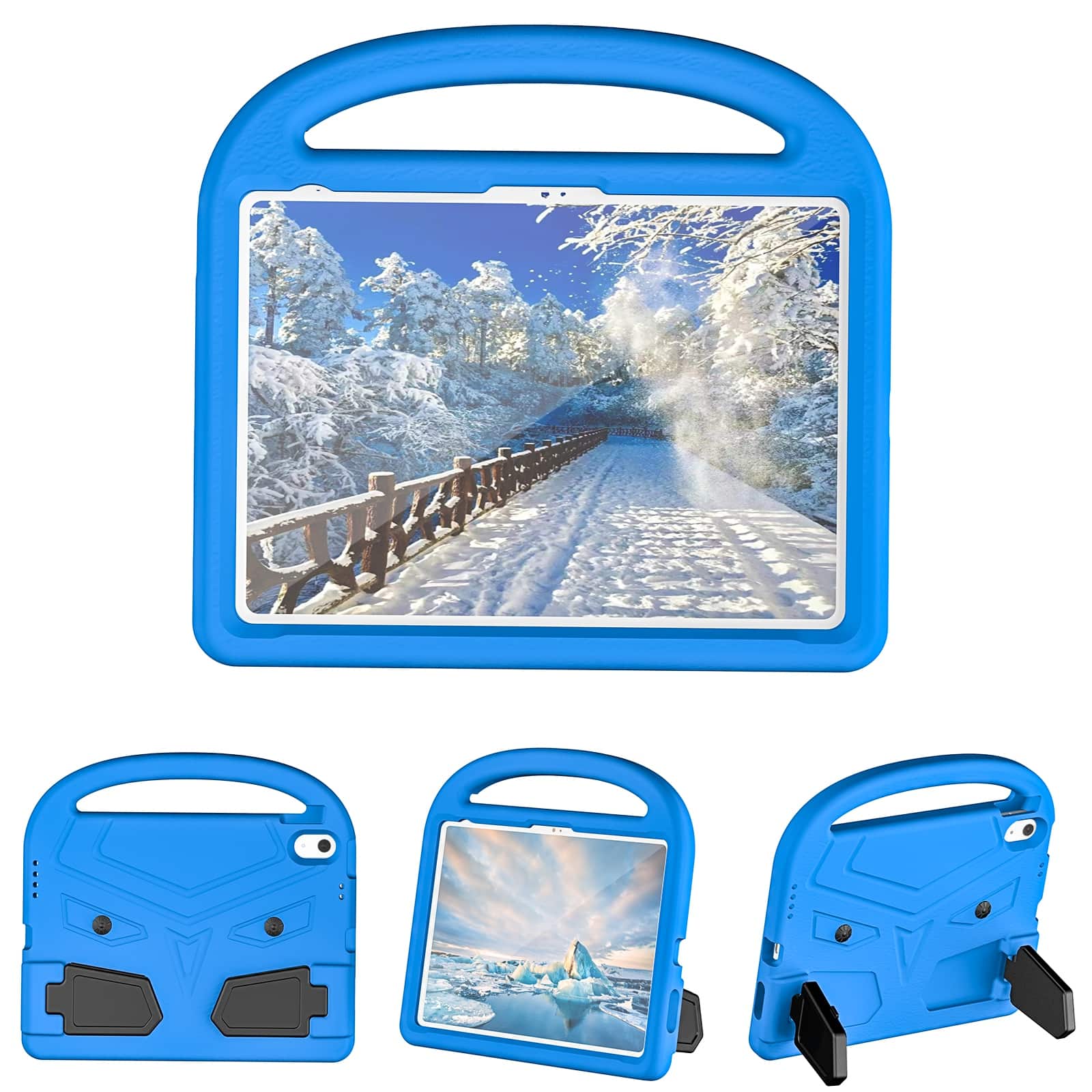 "UUCOVER - Kids Case for iPad (A16) 11-inch 2025 / iPad 10th Gen 10.9"" 2022,Shockproof EVA Case Handle Kickstand Cover - Blue" price history on PriceWatchPro