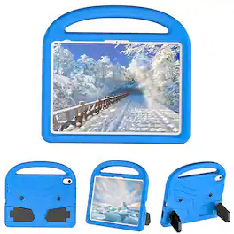 UUCOVER - Kids Case for iPad (A16) 11-inch 2025 / iPad 10th Gen 10.9" 2022,Shockproof EVA Case Handle Kickstand Cover - Blue