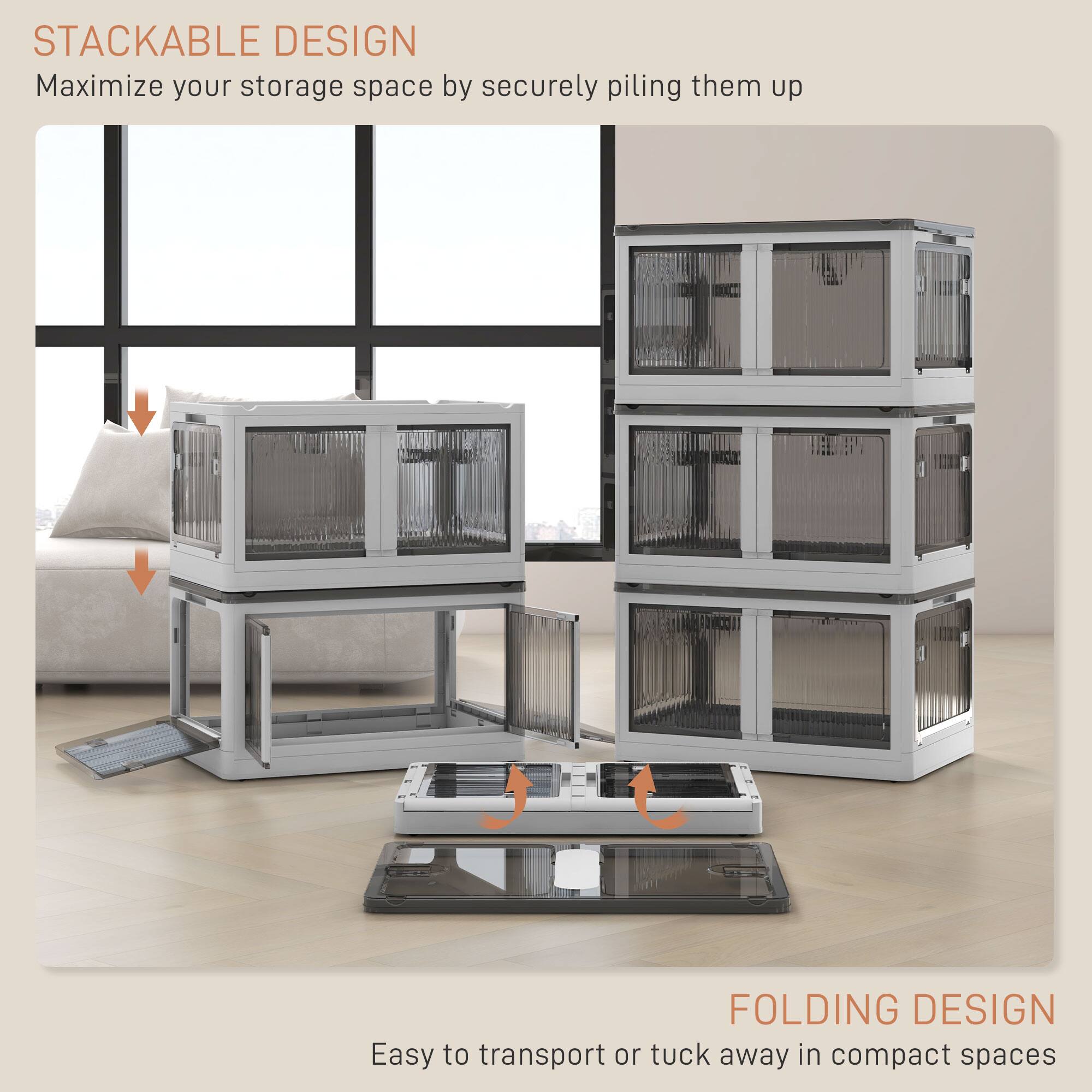 STACKABLE DESIGN
FOLDING DESIGN