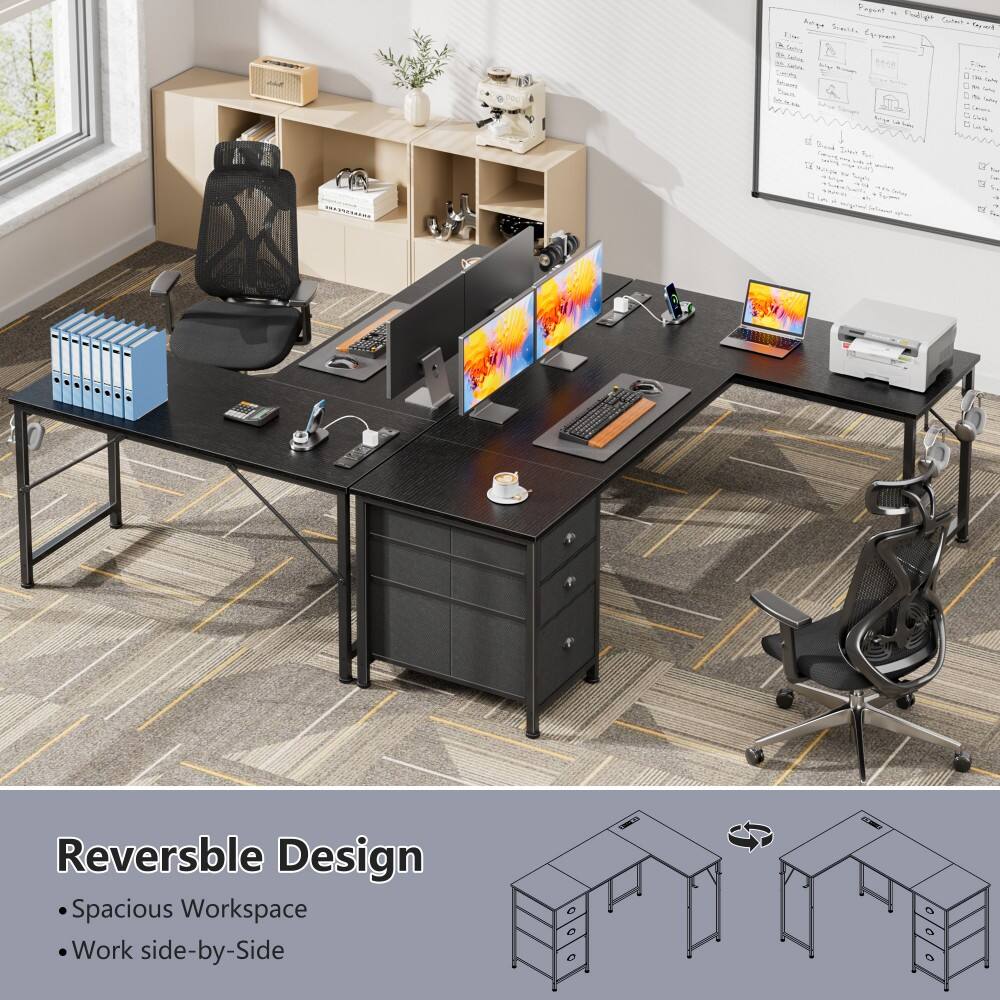Reversible Design  
- Spacious Workspace  
- Work side-by-Side
