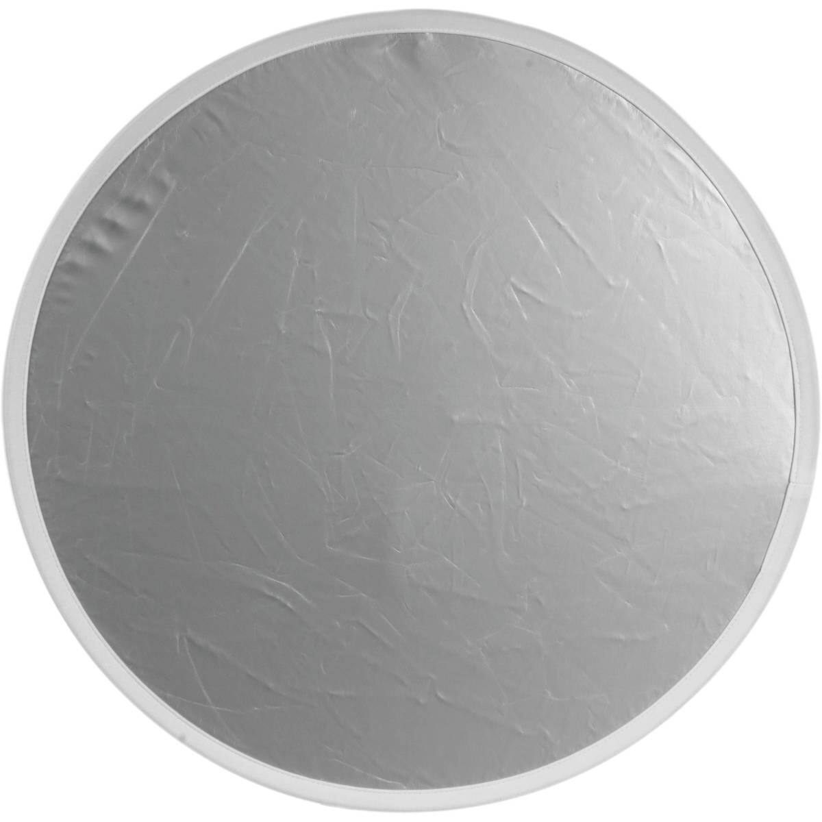 Front. FlexFill - FlexFill Collapsible Reflector - 60" Circular - Silver/White Reversible.