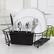 Alt View 3. Better Houseware - 2-Piece Dish Drainer Set - Black.