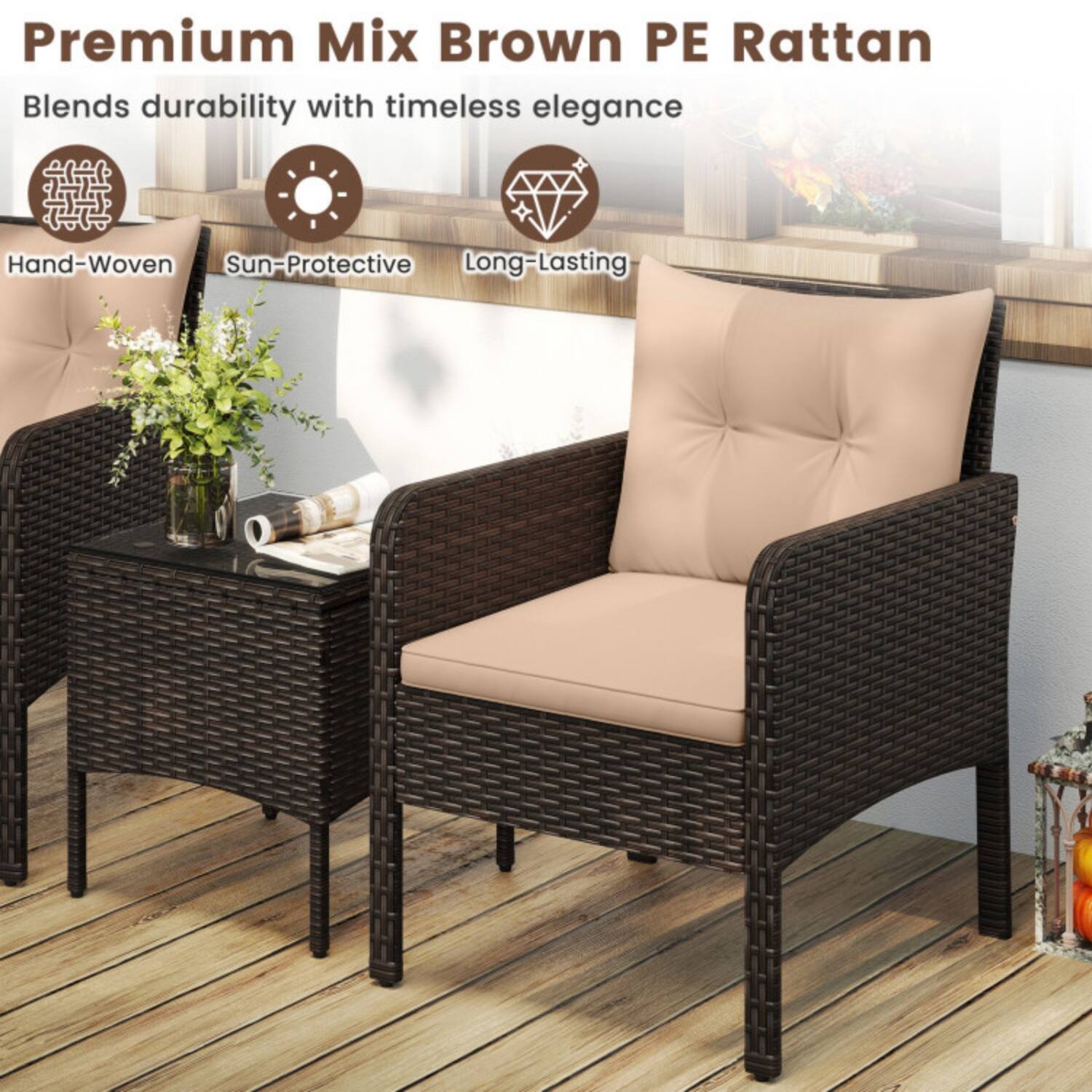 Mix Brown+Beige
