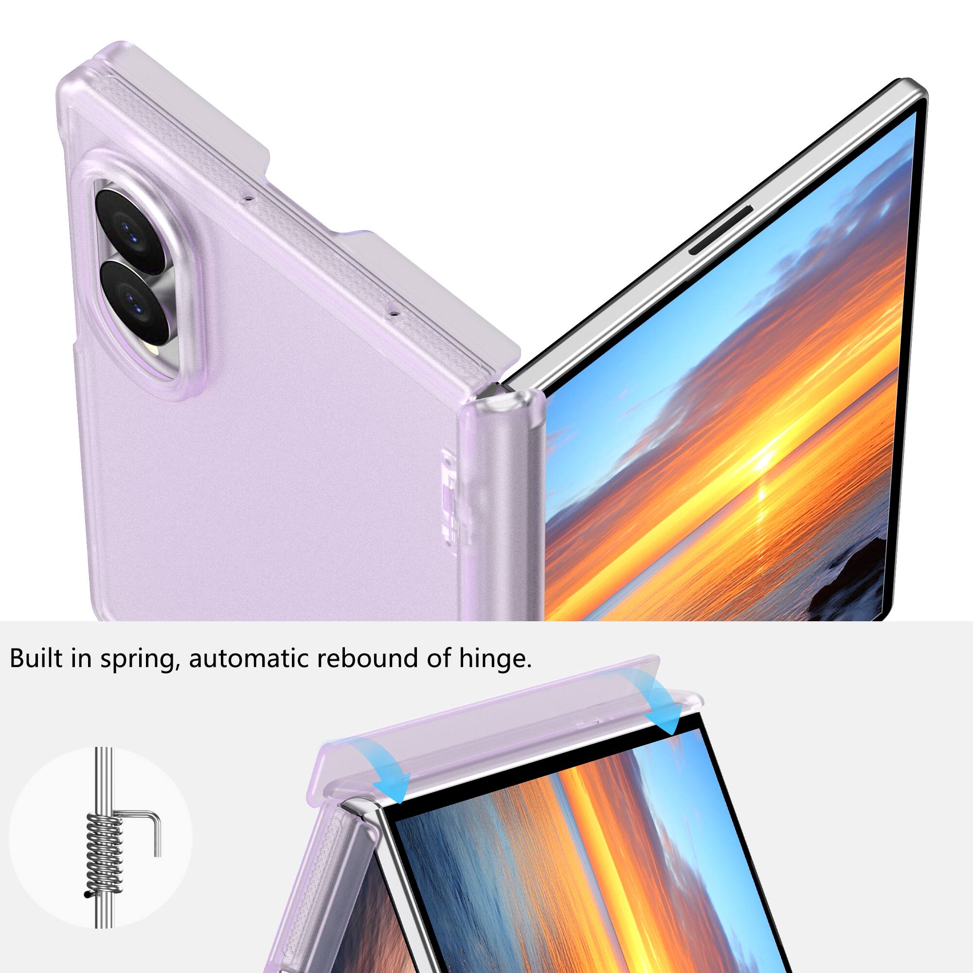 Dteck Hinge Protection Case for Samsung Galaxy Z Fold8,Slim Matte Hard ...