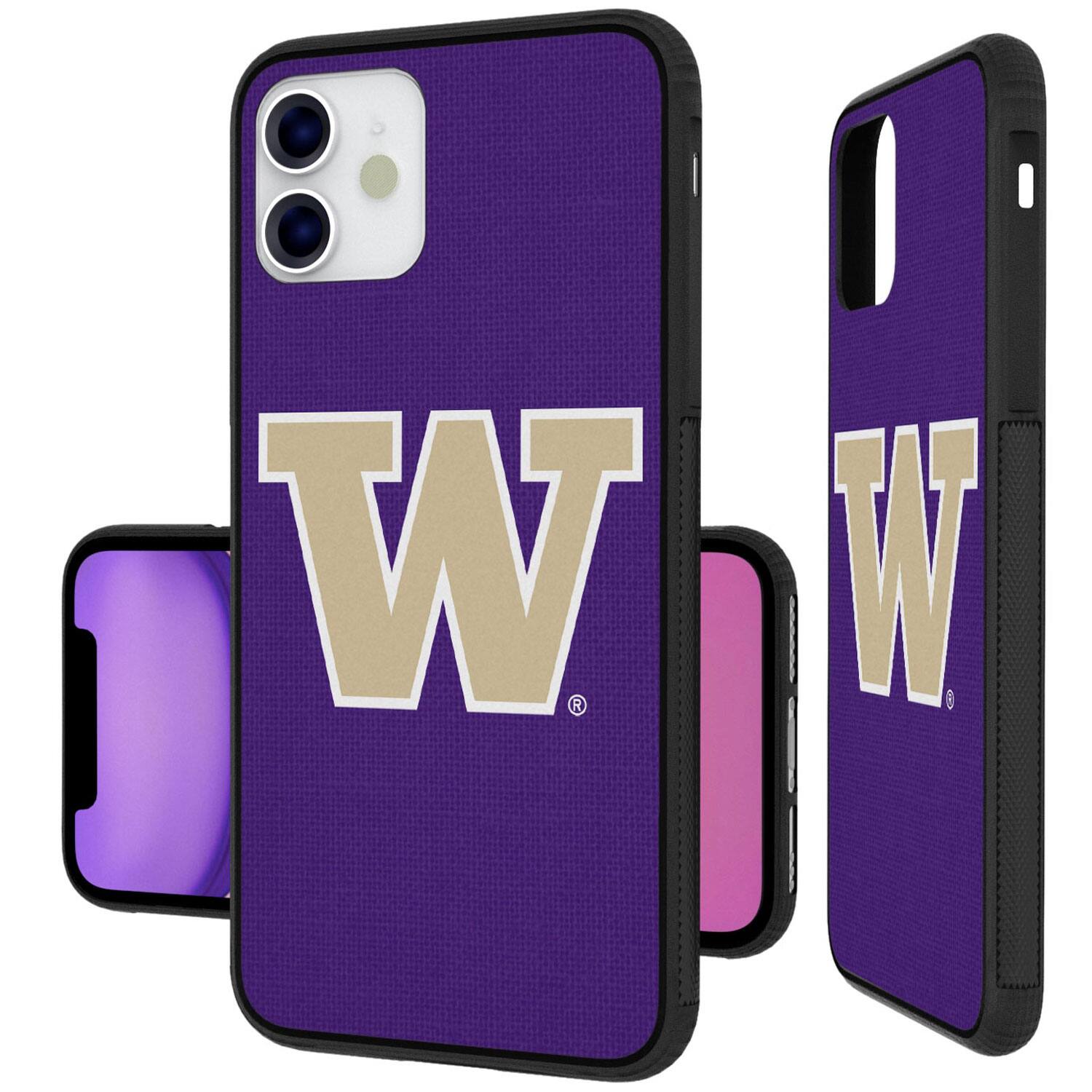 Alt View 1. Keyscaper - Washington Huskies iPhone Solid Design Bump Case - 14 - Multicolor.