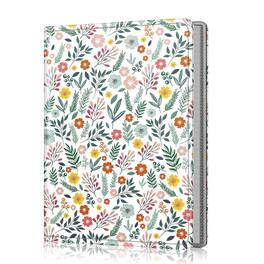 Kitcheniva - Portable Leather Wallet Photo Album 52 Photo Mini Capacity For 5x7 Photo - Spring Bloom