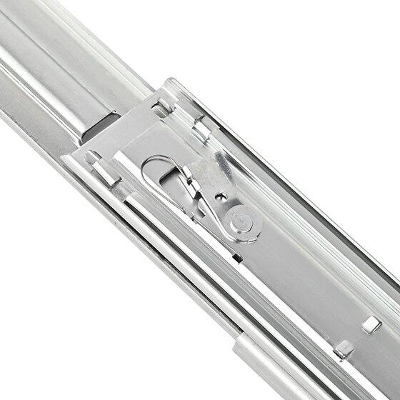 Alt View 2. SilverStone - High Quality Ball Bearing Sliding Rail Kit for Rackmount Chassis, SST-RMS09-20 - silver.