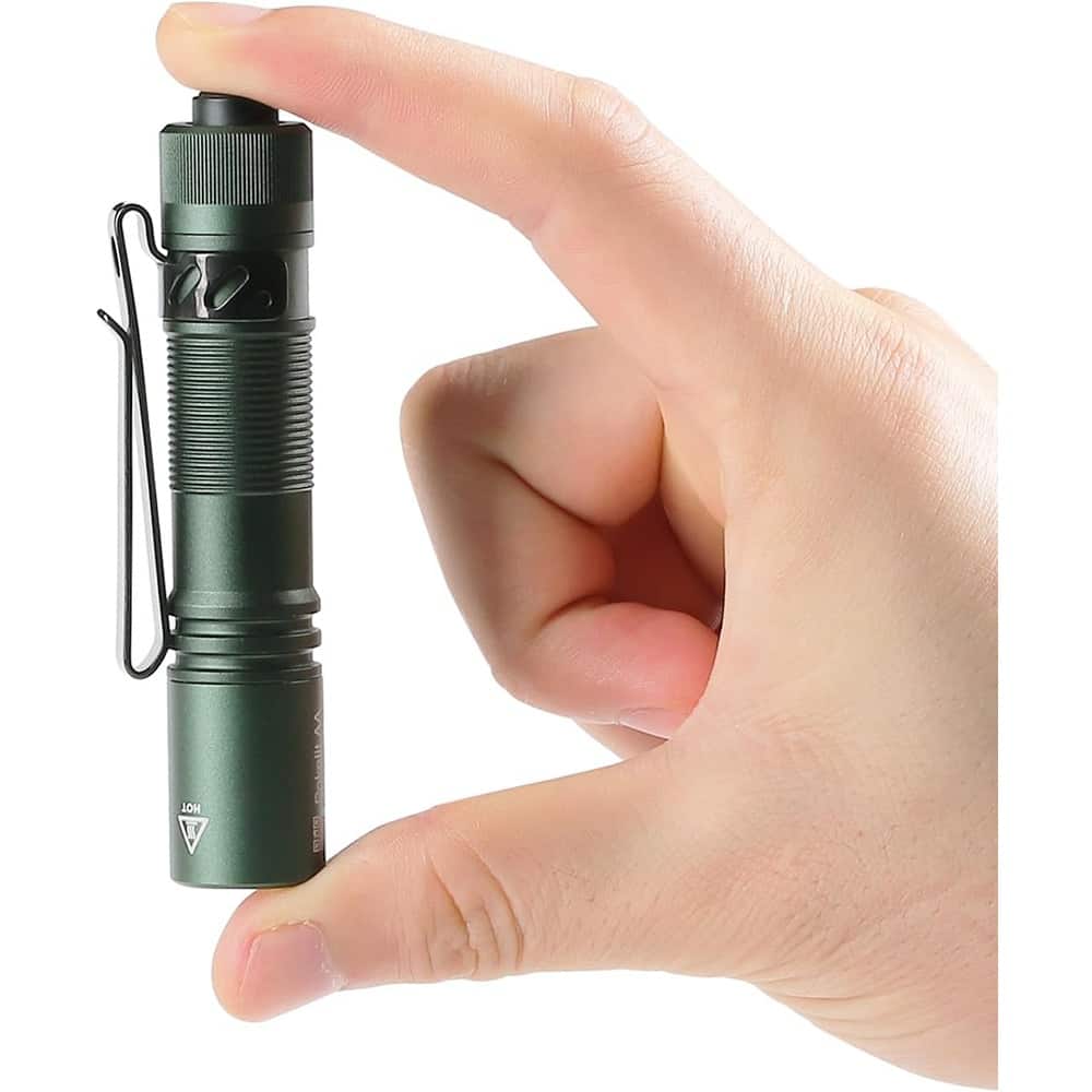 Schertz - 1000 Lumen Mini Flashlight – AA Rechargeable, Cool White, Pocket EDC