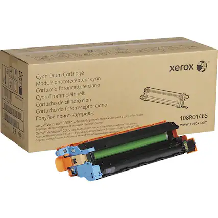Cyan Drum Cartridge
Module photorécepteur cyan
Cartuccia fotoricettore ciano
Cyan-Trommel-einheit
Cartucho de cilindro cian
Cartucho de fotorreceptor ciano
Xerox VersaLink C600 Color Printer
Xerox VersaLink C605 Color Printer
multifonctions couleur
multifunzione a colori
Stampante em cores
Impresora color
Impresora multifuncional
www.xerox.com