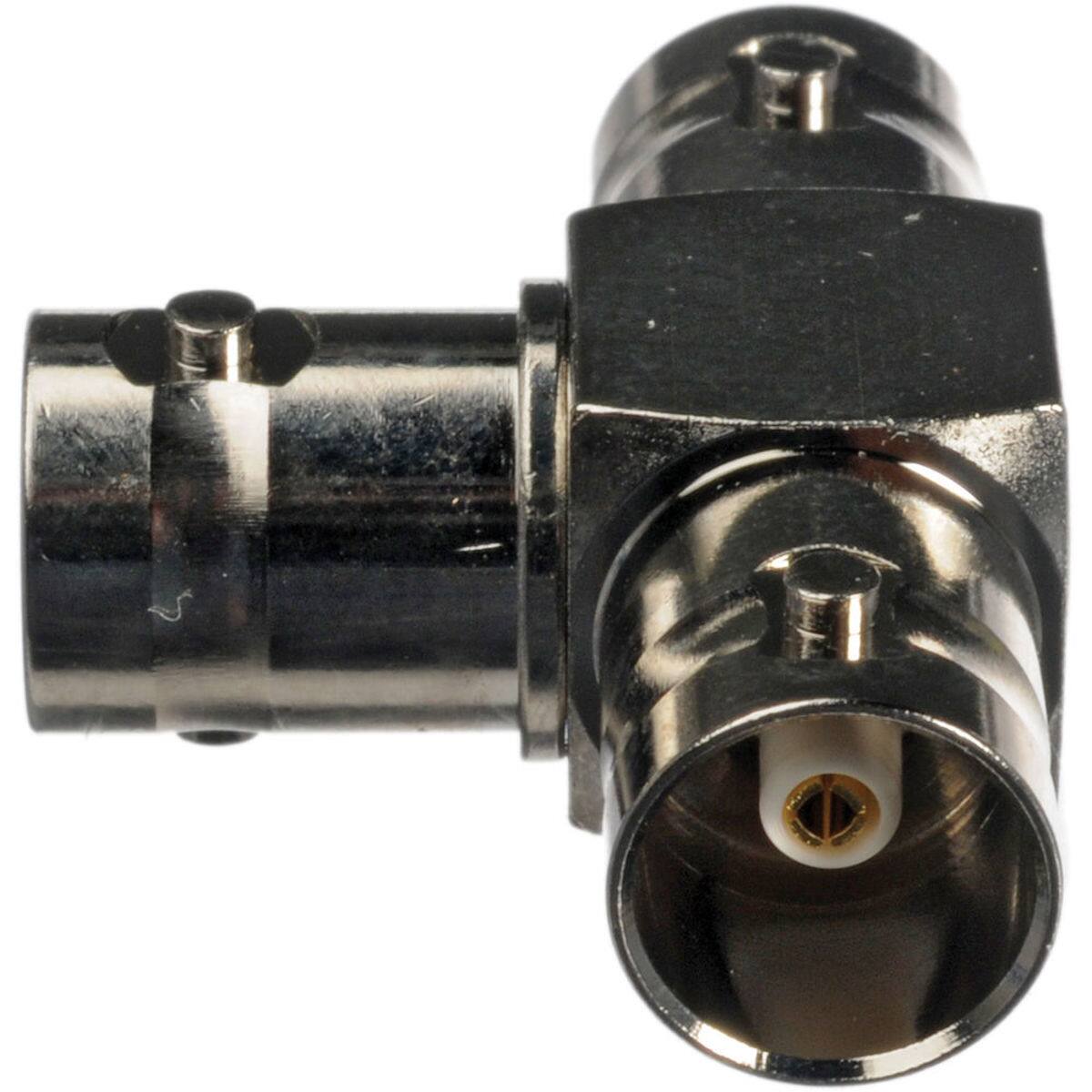 Alt View 1. Comprehensive - Comprehensive Premium 75 Ohm BNC Jack to Jack to Jack T Video Adapter.