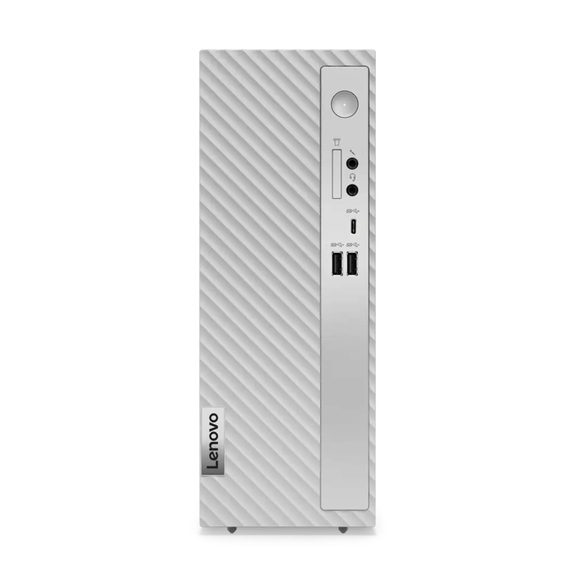 Front. Lenovo - Lenovo IdeaCentre 3 07IRB8  PC i3-141008GB RAM 256GB SSD W11H - Cloud Grey.