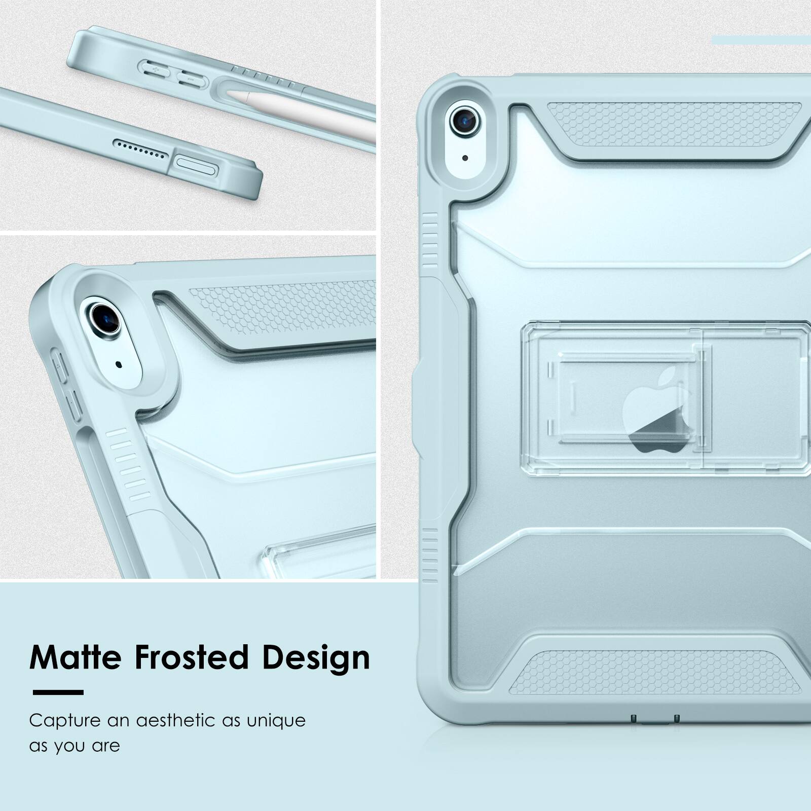Matte Frosted Design  
Capture an aesthetic as unique as you are
