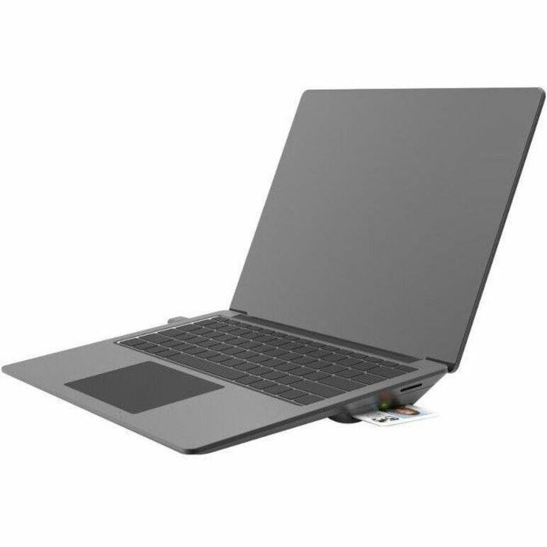 Alt View 2. Kensington - Kensington Surface Laptop 4 Smart Card (CAC) Reader Adapter w/ HDMI and USB-C - USB 3.2 (Gen 2) Type C, HDMI - Rugged - Platinum.