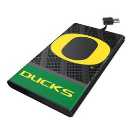 Keyscaper - Oregon Ducks Endzone Plus 5000mAh Flat Powerbank - Black