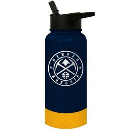 Great American Products - Denver Nuggets 32oz. Logo Thirst Hydration Water Bottle - Multicolor