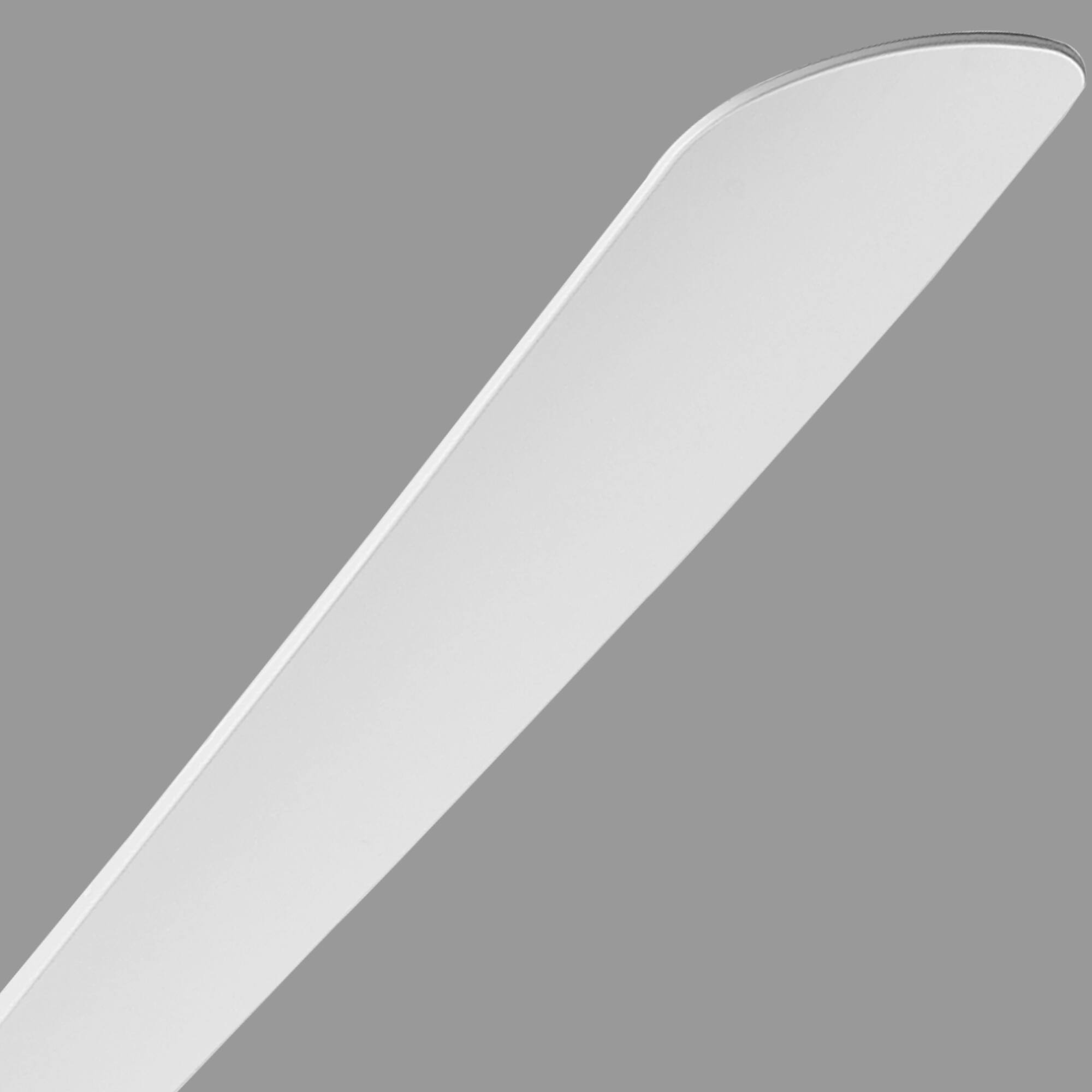 Alt View 10. Parrot Uncle - 100'' White Downrod Mount LED Ceiling Fan with Remote and 8 ABS Blades - White.