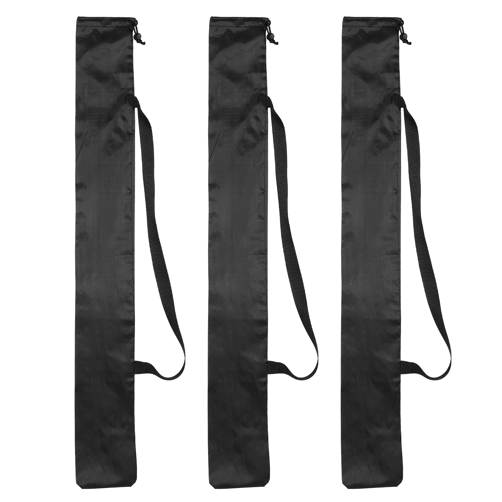 Unique Bargains - 34"x4" Tripod Case, 3pcs Oxford Padded Bag for Camera Gear, Mic, Light Stand - Black