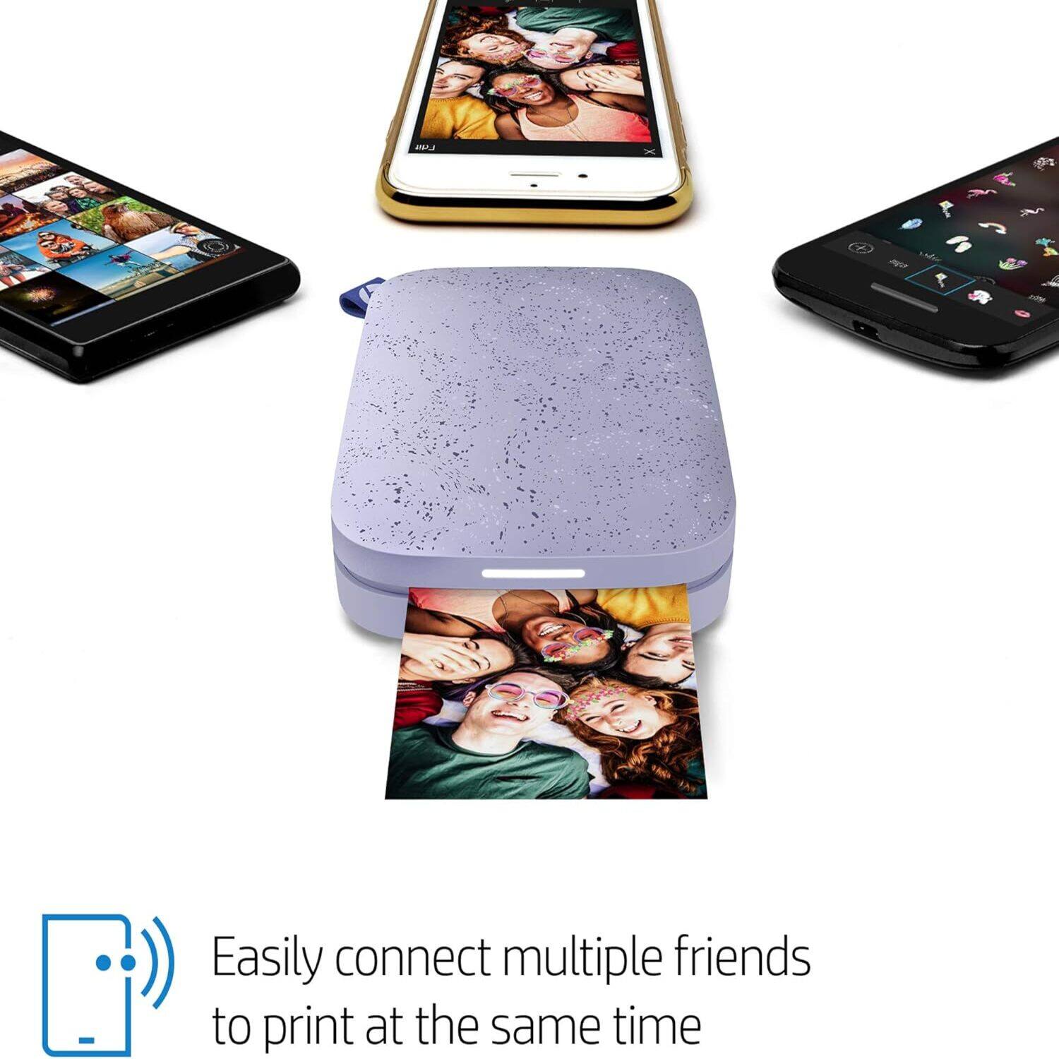 a4 4. - Easily connect multiple friends to print at the same time