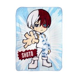 Just Funky - My Hero Academia Shoto Todoroki 45 x 60 Inch Fleece Throw Blanket - Multi-Color