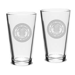 Jardine - Albion Britons 16oz. 2-Piece Classic Pub Glass Set - Multicolor