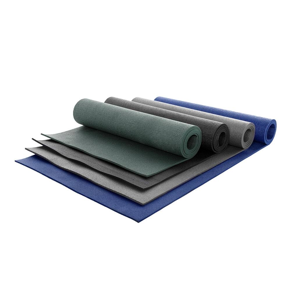 Alt View 3. Power Systems - 68" x 24" Premium Yoga Mat, 1/8" Thick Non Slip Lightweight Sticky Exercise Mat - Sage.