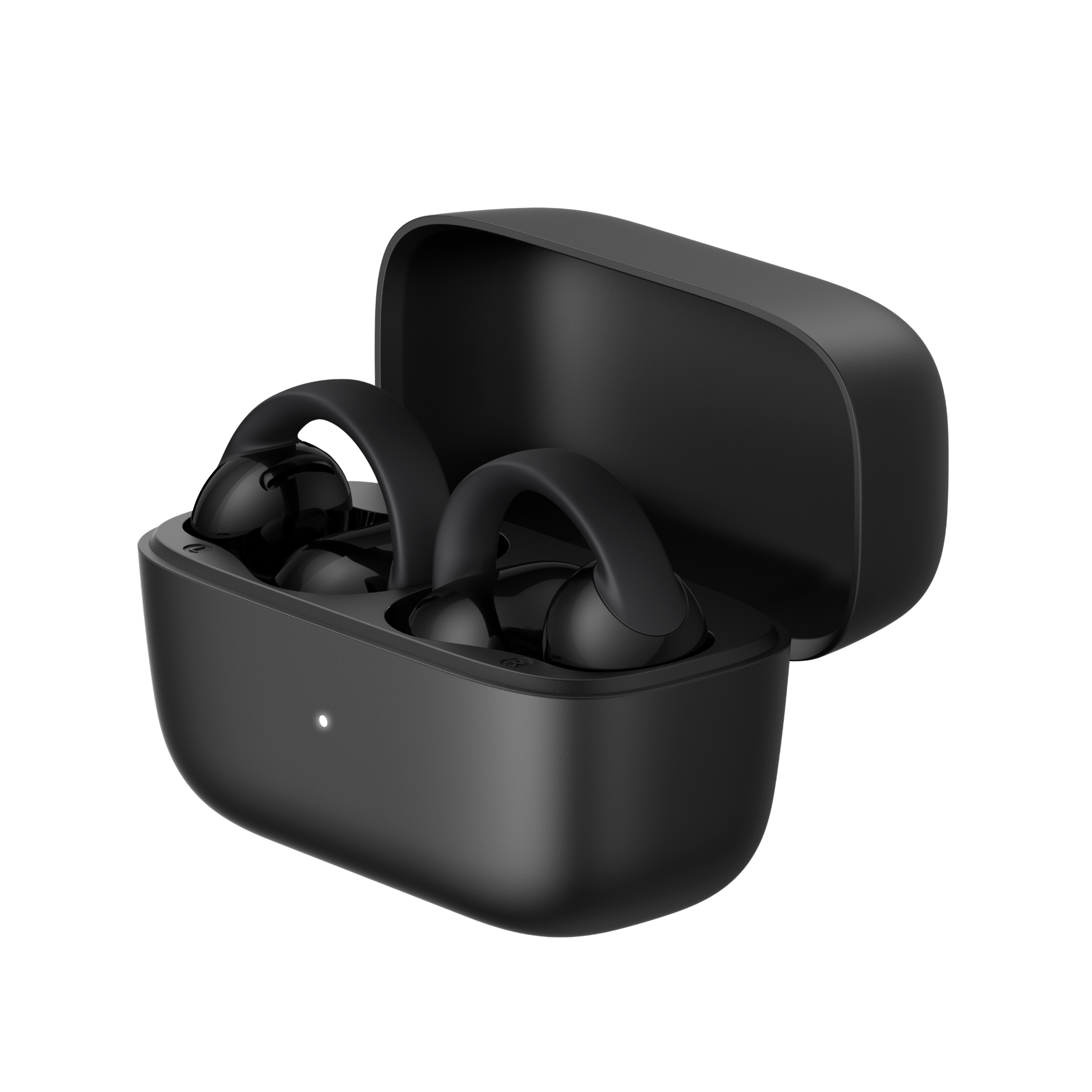 Soundcore - by Anker C50i Open-Sound Clip Style Bluetooth Wireless Earbuds - Black - Front_Zoom