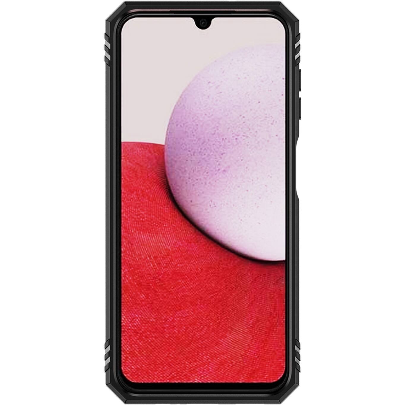 Alt View 11. SaharaCase - Military Kickstand Series with Belt Clip Case for Samsung Galaxy A14 5G - Red.