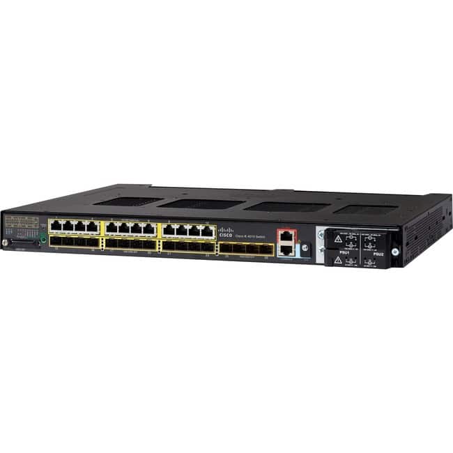 Cisco Consumer Products - Cisco IE-4010-16S12P Ethernet Switch - 12 Ports - Manageable - Gigabit Ethernet - 1000Base-X, 10/100/1000Base-T - 3 - Unknown