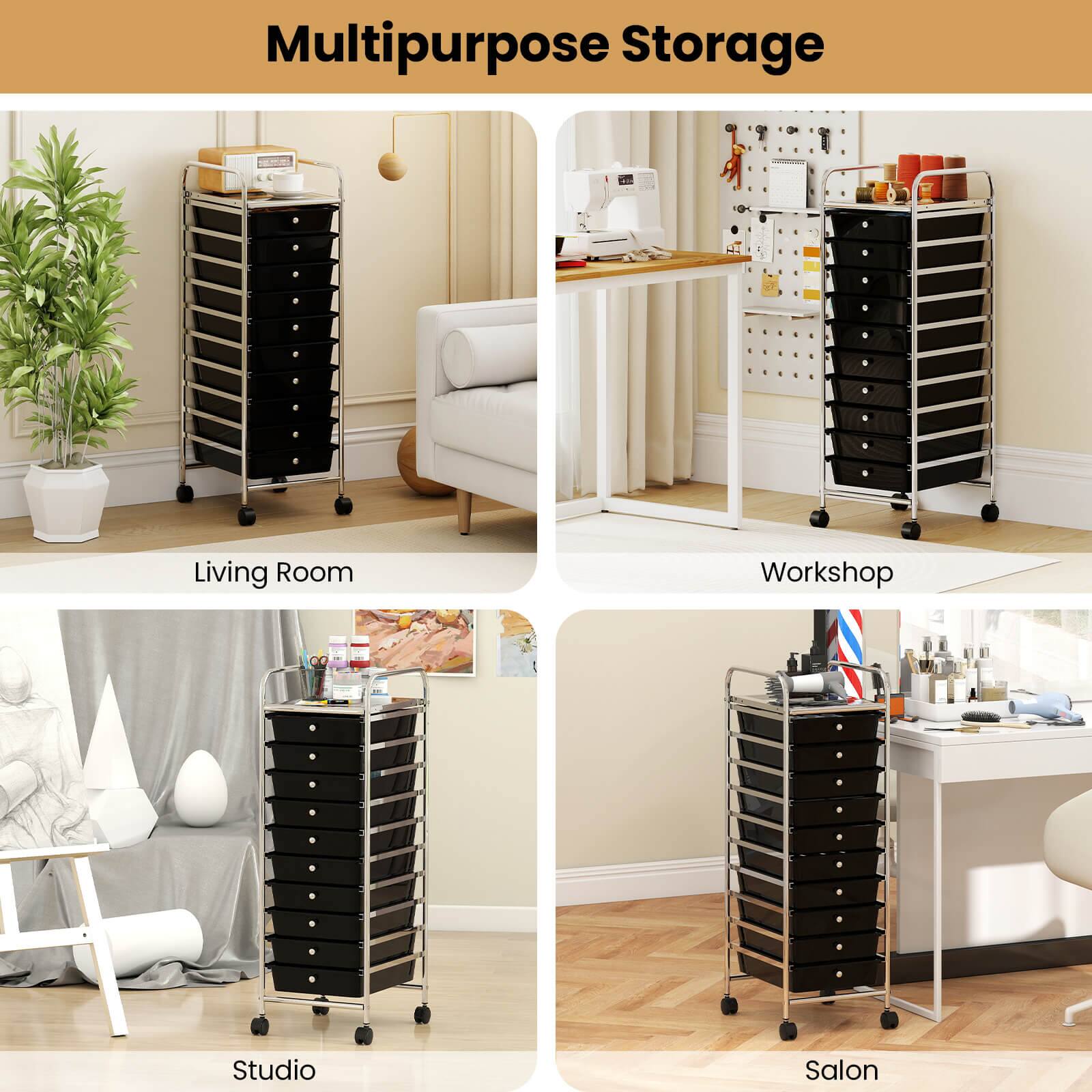 Multipurpose Storage

Living Room

Workshop

Studio

Salon