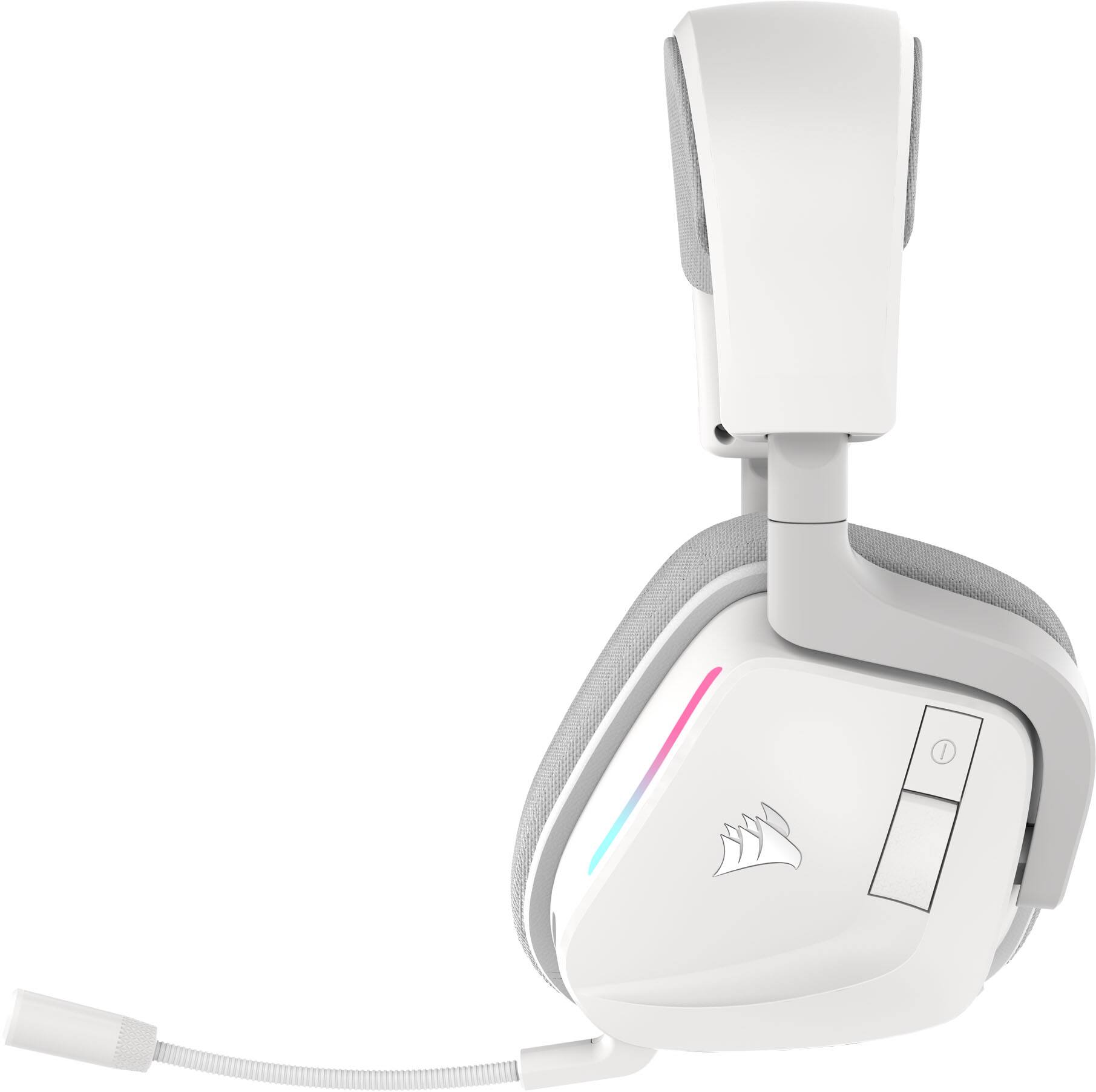Alt View 6. CORSAIR - VOID v2 Wireless Gaming Headset for PC, PS5, PS4, Nintendo Switch, and Mobile - White.