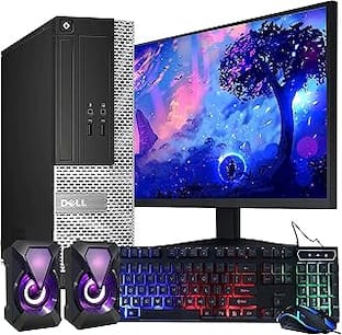 Dell Refurbished Excellent RGB Optiplex 3020 SFF Desktop PC Combo Dell Refurbished Excellent RGB Optiplex 3020 SFF Desktop PC Combo