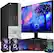 Front. Dell - Dell OptiPlex 3010 SFF Desktop PC Combo, Intel Core i5 3.2GHz, 16GB RAM, 2TB HDD, New 22'' Display, USB WiFi, WIN11PRO - Black.