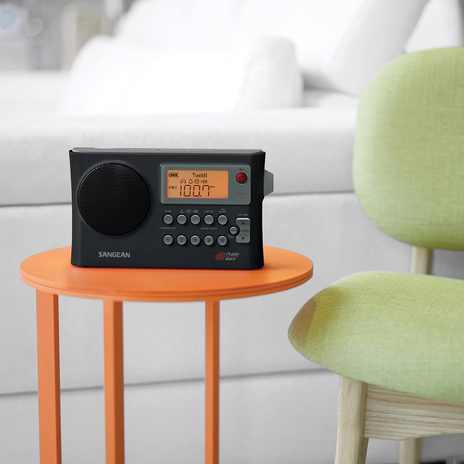 I I I ... Tettl A 0-0-40 FMT I 1005 - - . -~ o de - - A - - - - ANC - ... - 1 2 3 4 5 SANGEAN PUBLIC Alert