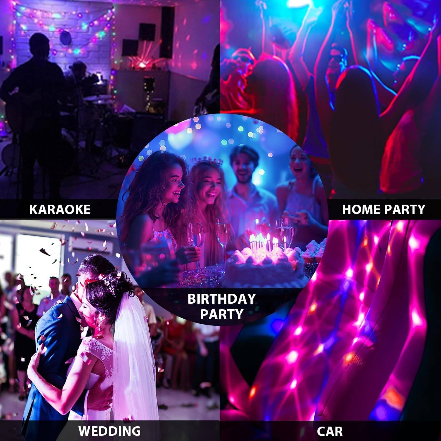 KARAOKE  
HOME PARTY  
BIRTHDAY PARTY  
WEDDING  
CAR