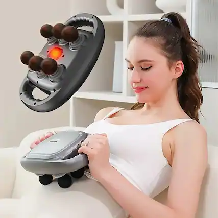 Front. Morfone - Six-head muscle fascia massager. An electric massage tool suitable for the entire body - it can relieve muscle pain.