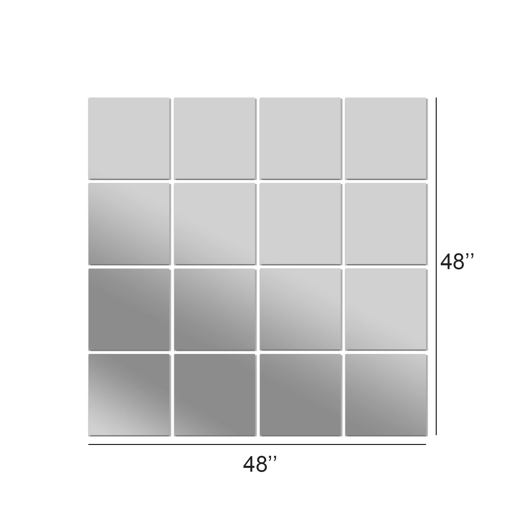48" x 48"