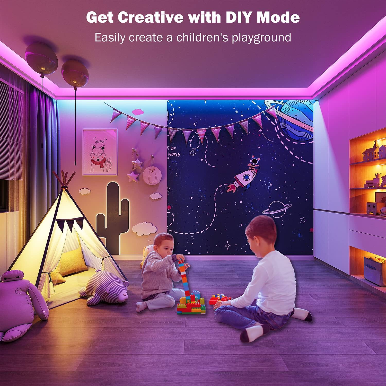 Get Creative with DIY Mode  
Easily create a children's playground